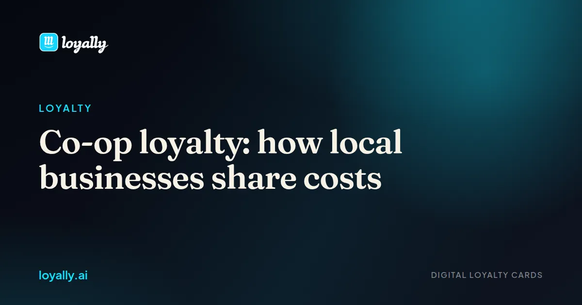 Co-op loyalty: how local businesses share costs