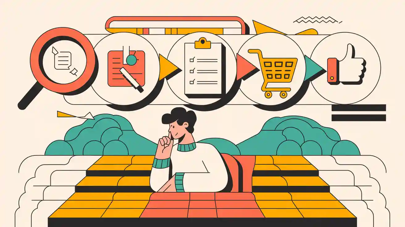 What are the stages of the consumer decision process