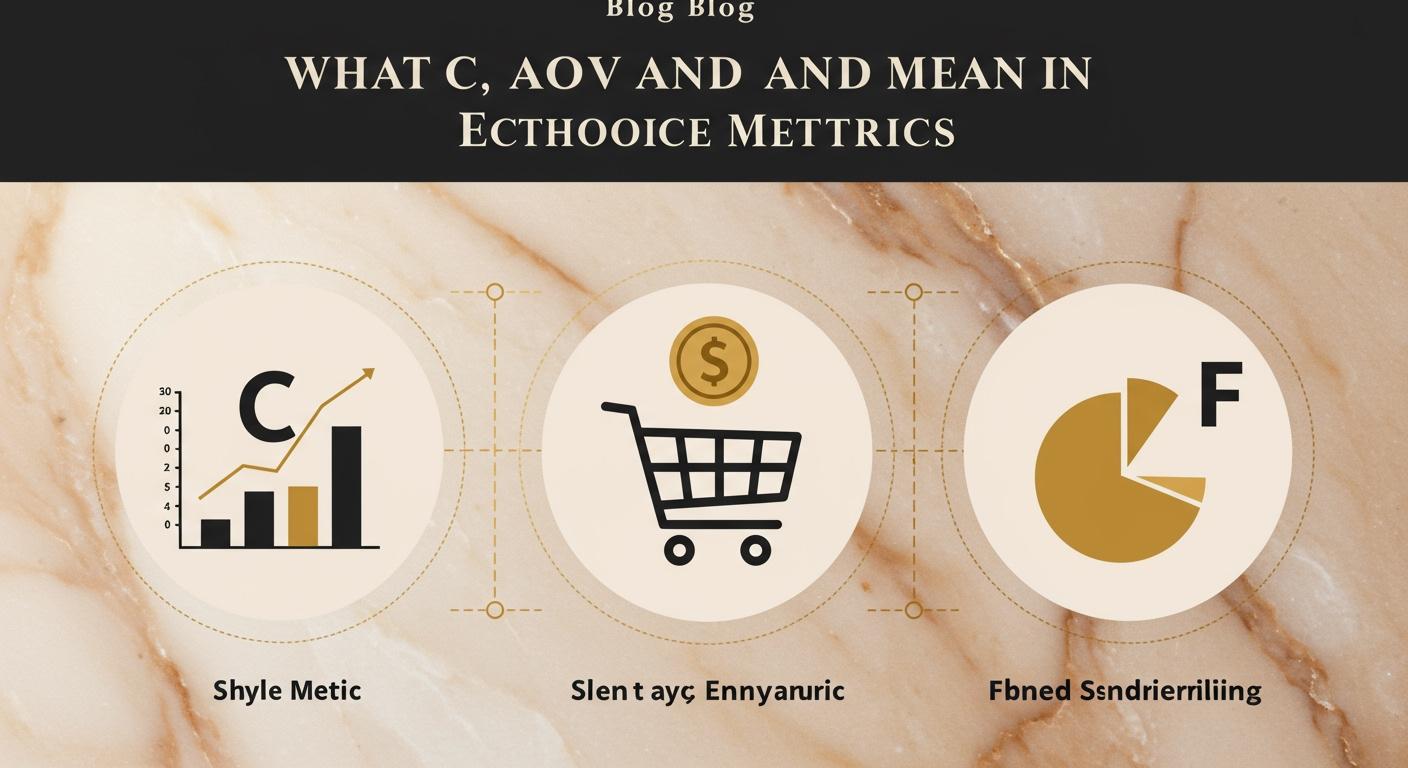 What C, AOV, and F Mean in eCommerce Metrics